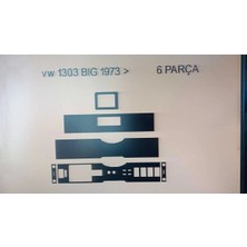 Wv 1303 Bıg 1972-1974 6 Parça Torpido Kaplama ( Renk - Piano Black )