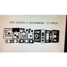 Opel Vectra C 2003> 21 Parça Torpido Kaplama ( Renk - Beyaz )