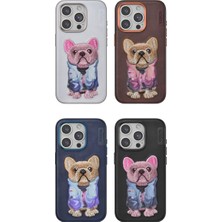 HemenGo Venco Apple Iphone 15 Pro Max Cute Desenli Kapak - Siyah