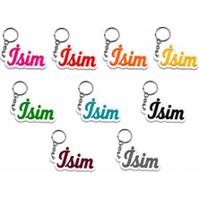 Qtop Anahtarlık Kişiye Özel Renk ve Isim Q-1436