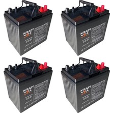 Kraftvoll EV220-6 6V 230/242 Ah Deep Cycle Jel Akü (260*180*254 Mm) (31 Kg) (4 Adet)