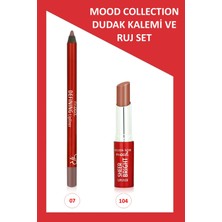 Golden Rose Mood Defining Dudak Kalemi No:07 & Sheer Bright Ruj NO:104 Ikili Set