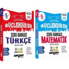 Akm Kitap Ankara Yayıncılık 5.sınıf Matematik ve Türkçe Güçlendiren Soru Bankası Seti 2 Kitap