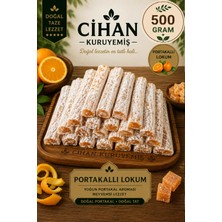 Cihan Kuruyemiş 500GR. Portakallı Fitil Lokum