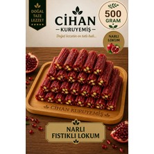 Cihan Kuruyemiş 500GR. Narlı Fıstıklı Fitil Lokum