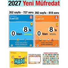 Tonguç Akademi 8. Sınıf 2027 0'dan 8'e Konu Anlatımlı Soru Bankası Hadi Motivasyon ve Planlama Rehberim Seti