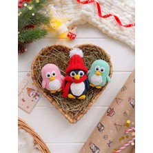 Design By Oykum 3'lü Amigurumi  Penguen Oyuncak