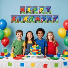 Parti Show Roblox Temalı Happy Birthday Banner 17*170 cm