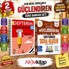 Akm Kitap Arı Yayıncılık 5. Sınıf Sosyal Bilgiler Defterim ve Ankara Sosyal Bilgiler Soru Bankası Seti 2 Kitap