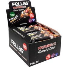 Yüksek Protein Bar Badem ve Kakao 12X45 gr
