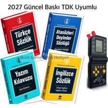 Ema Kitap İlköğretim ve Ortaokullar Için Tdk Uyumlu Sözlük Seti (Türkçe Sözlük - Imla Kılavuzu - Atasözü ve Deyimler Sözlüğü - Ingilizce Sözlük)