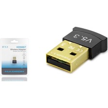 Hadron HD9007 USB Bluetooth Adaptör 5.3 Siyah