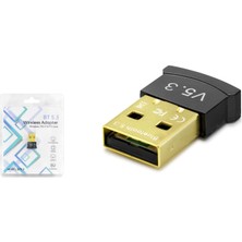 Hadron Bt5.3 USB Bluetooth Adaptör 5.3 Siyah