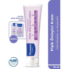 Mustela Bebek Pişik Önleyici Koruyucu Doğal Kökenli Bakım Kremi 50ML Seyahat Boy 10ML Hediyeli