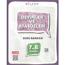 Bilfen Yayıncılık Bilfen 7 ve 8.sınıf Deyimler ve Atasözleri Soru Bankası Maarif Modeli Yeni