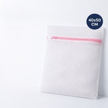 Çamaşır Yıkama Filesi - 40X50 cm - Fermuarlı - Tekrar Kullanılabilir  Midastech