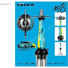 Amotion Valve Nargile Takımı (Çelik)