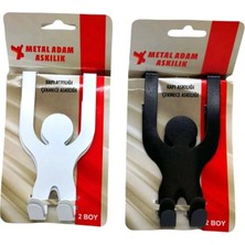 Zenviaa 2'li Metal Adam Askılık ZENVIAA365423