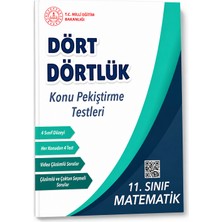Meb Dört Dörtlük 11. Sınıf Matematik Konu Pekiştirme Testleri – Video Çözümlü 11. Sınıf Matematik Soru Bankası
