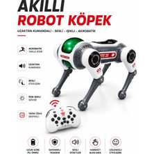Deanb AI Ses Kontrollü Akıllı Robot Köpek Akrobatik Hareketli Uzaktan Kumandalı Eğlenceli Oyuncak