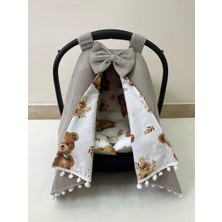 Buse Baby Home Puset Örtüsü ve Puset Minderi 2 'li Set