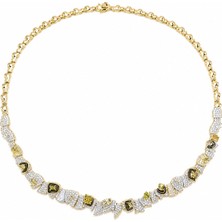 Velund Gold Taş Detaylı Gerdanlık Kolye