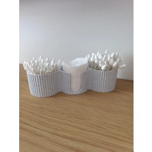 Daisy Decoration Makyaj Temizleme Pamuğu ve Kulak Pamuğu Depolama Kutusu
