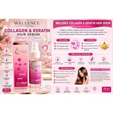Wallence Collagen & Keratin Hair Serum Besleyici ve Onarıcı Saç Serumu 75 ml