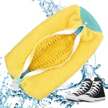 Ayakkabı Yıkama Torbası - Mikrofiber Astarlı - Fermuarlı - Geniş Kullanım Alanı  Nemere