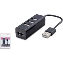 Hadron HDX7014 USB Hub 4 Port 480 Mbps Siyah