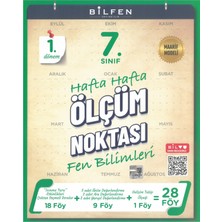 Bilfen Yayıncılık Bilfen 7. Sınıf Fen Bilimleri Hafta Hafta Ölçüm Noktası 1.dönem Maarif Model Yeni