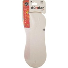 Dündar 6'lı Plus Unisex Çocuk Sneaker Çorap Beyaz-Beyaz-9-10 Yaş