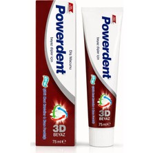 Powerdent 3D Beyaz Diş Macunu 75 ml – Mavi Kristalli Nane Ferahlığı