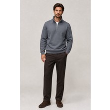 Redline Runi Basic Regular Fit Pamuklu Kışlık Sweatshirt Antrasit