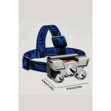 Timion Mey Ithalat® El Feneri Süper Kafa Lambası 4 Modlu 5 LED Kafa Feneri