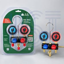 Hongsen Klima Gaz Manifold Saati + Gaz Hortumu Hediyeli