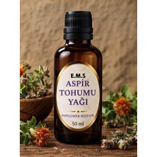 E.M.S 50 ML ASPİR TOHUMU YAĞI (SAFFLOWER SEED OİL) %100 SAF SOĞUK PRES.