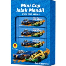 Timion Mey Ithalat® Islak Mini Cep Mendili 8'li