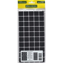 Timion Mey Ithalat® Pacific 6020 Bl Yapışkanlı Keçe  20 mm x 20 mm Siyah