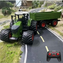 Ayrex Oyuncak 2.4ghz Uzaktan Kumandalı 1:24 Ölçek Şarjlı Rc Römorklu Traktör - Kumandalı Çiftlik Traktörü (Römorklu)