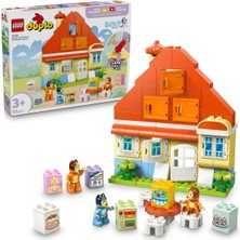 Ayrex Duplo Bluey: Bluey Ailesinin Evi ve Hafıza Oyunu 10459-3 Yaş ve Üzeri Çocuklar Için Interaktif Oyun Içeren Eğitici Oyuncak Yapım Seti, Doğum Günü Hediyesi (83 Parça)