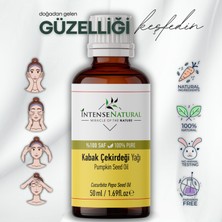 Intense Natural Kabak Çekirdeği Yağı Soğuk Sıkım 50 ml Pumpkin Seed Oil