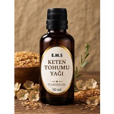 E.M.S 50 ML KETEN TOHUMU YAĞI (FLAXSEED OİL)  %100 SAF SOĞUK PRES.