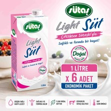 Sütaş Liğht Süt 1lt x 6 Adet