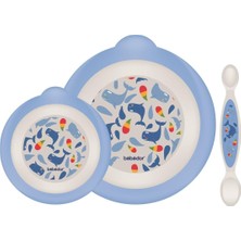 My Feeding Set Beslenme Setim 6 Ay, Mavi, Tabak Kaşık Seti