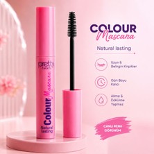 Pretty Beauty Colour Mascara Natural Lasting Renkli Maskara