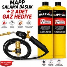 Mapp Gaz Şalama Başlığı + 2 Adet Mapp Gaz Hediye