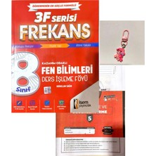 İSEM Yayıncılık 8.sınıf 3f Serisi Frekans Fen Bilimleri Ders Işleme Föyü+Günay Yayınları Deneme+Çanta Süsü+Vantuz