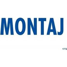 Timion Mey Ithalat® Montaj Uyarı Levhası 17,5X25 KOD:1772