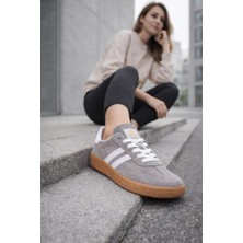 İnan Ayakkabı Füme Beyaz Kadın Sneaker N-3270